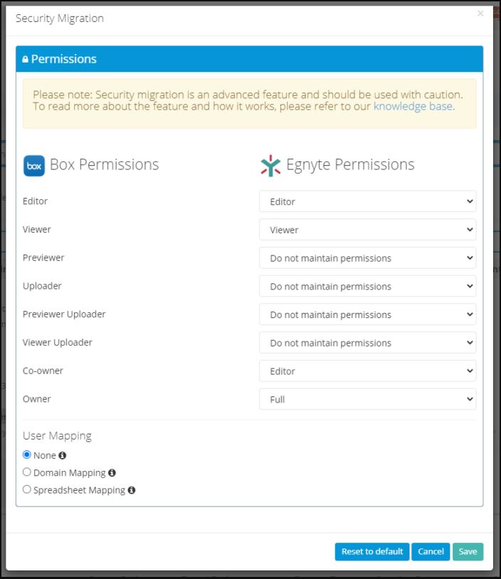 box to egnyte migration users