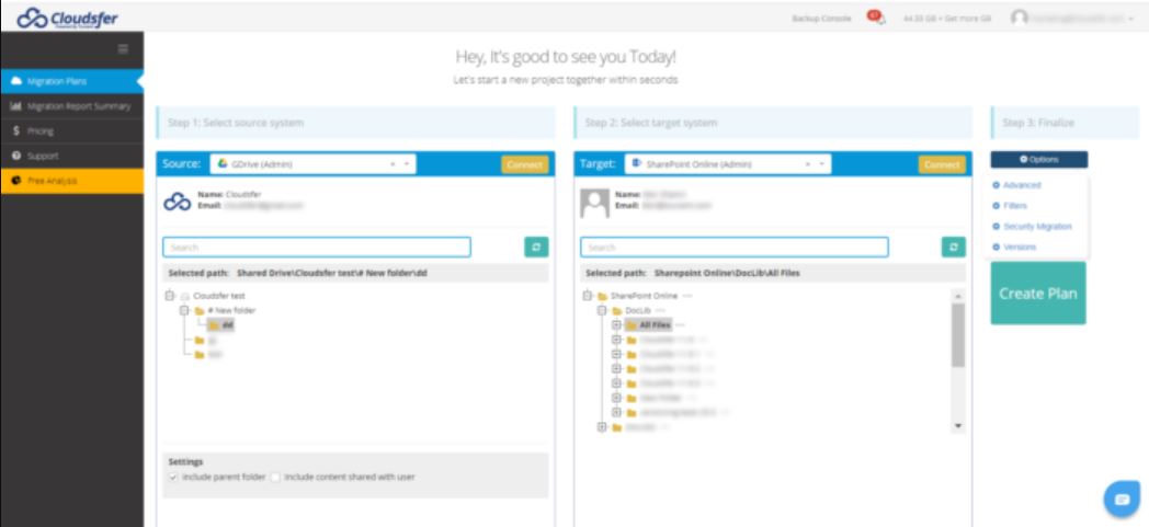 G Suite to SharePoint online